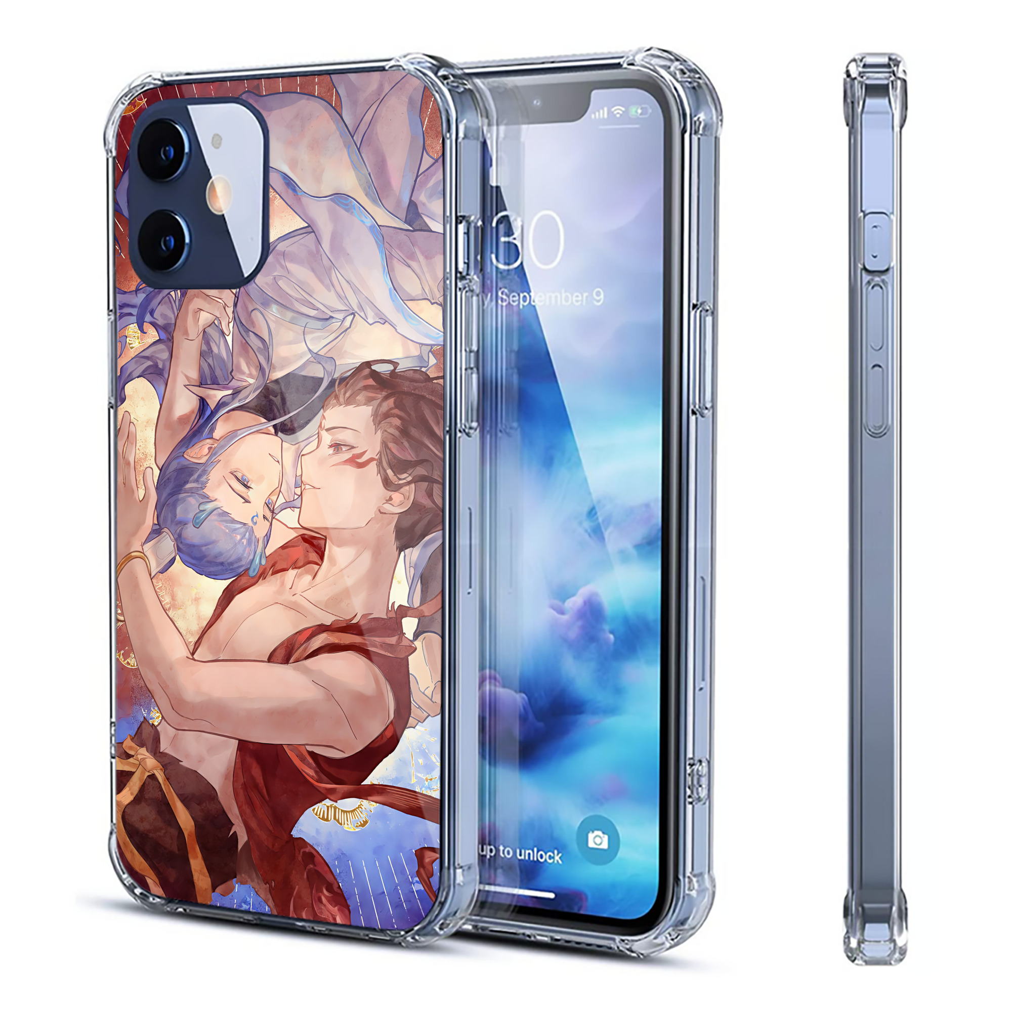 （画像用） Ne Zha 2 ナタ 魔童の大暴れ 【iPhone 12シリーズ対応】透明スマホケース（クリアソフトケース）